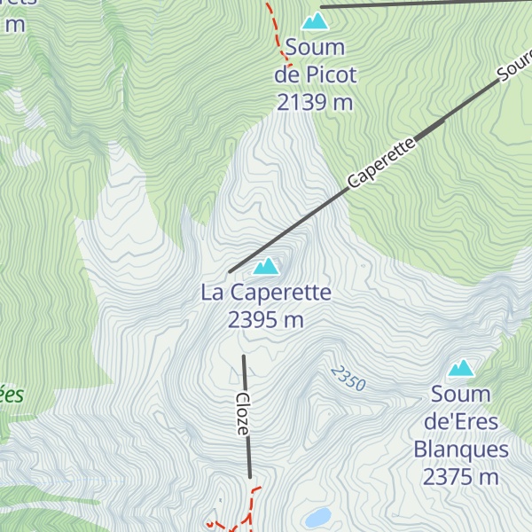 Map of La Caperette