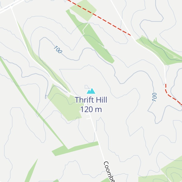 Map of Thrift Hill