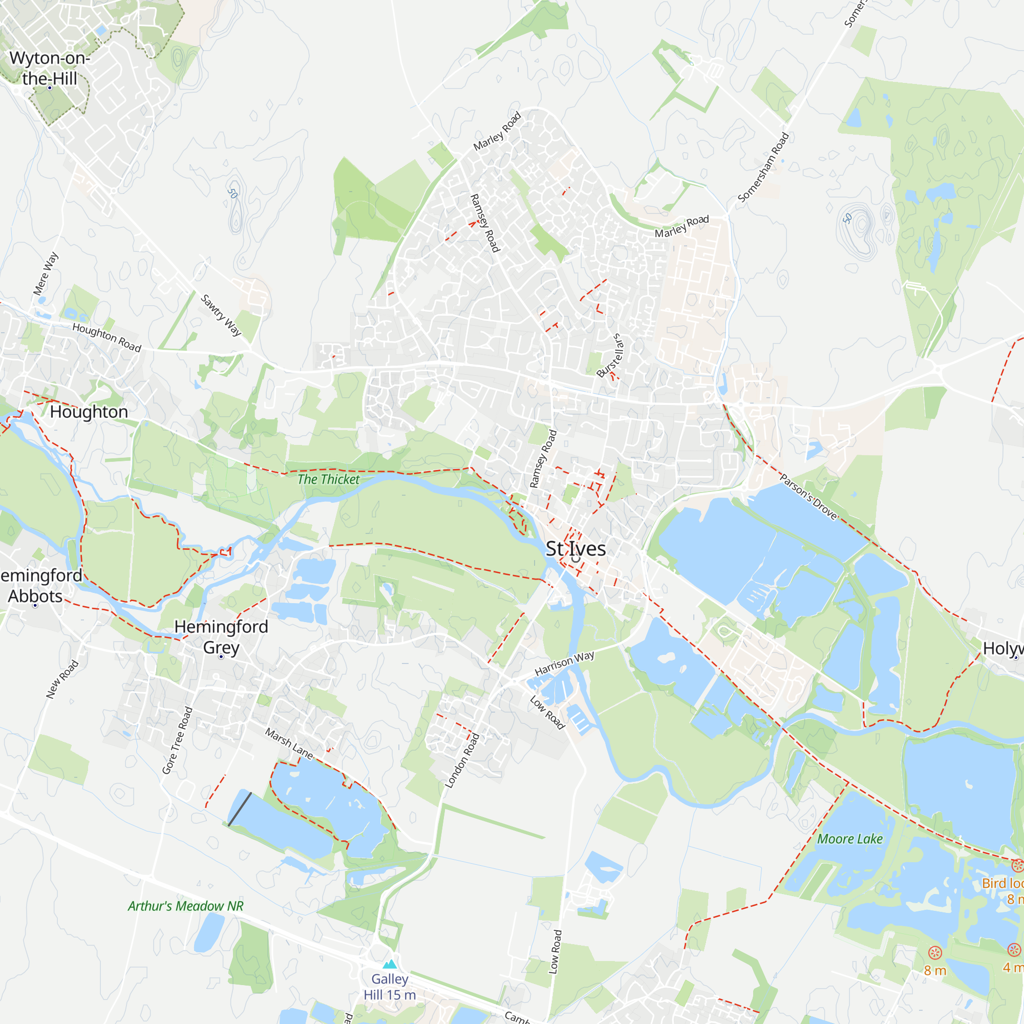 Holt island visitor centre map