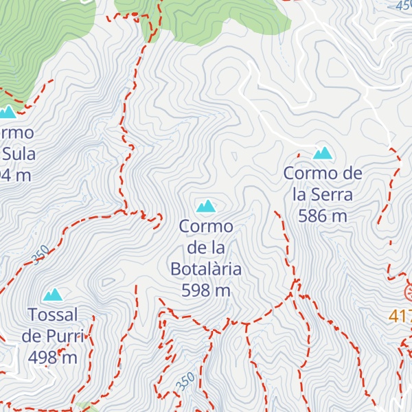 Map of Cormo de la Botalària