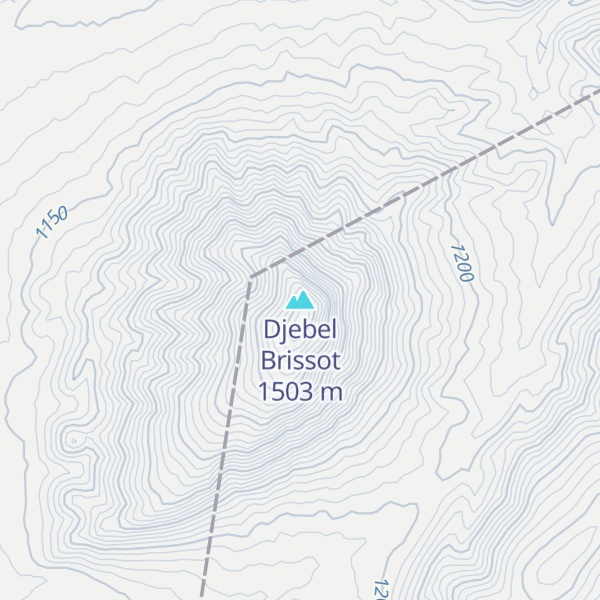 Map of Djebel Brissot