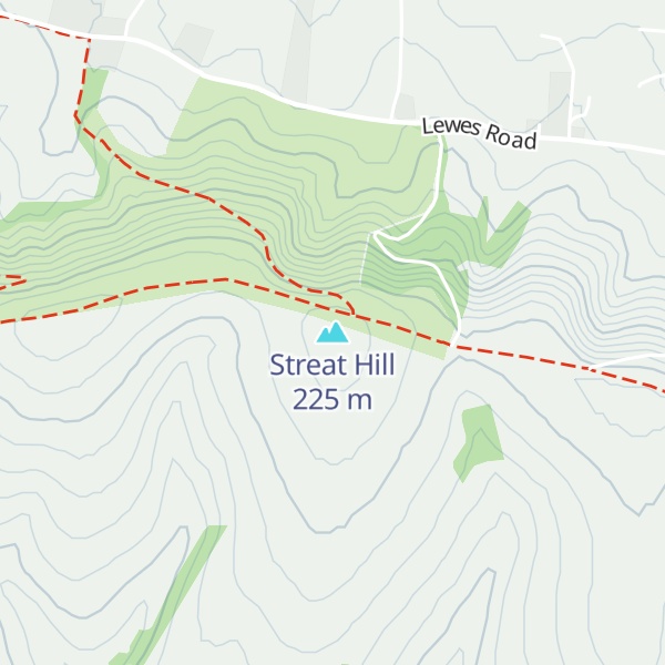Map of Streat Hill