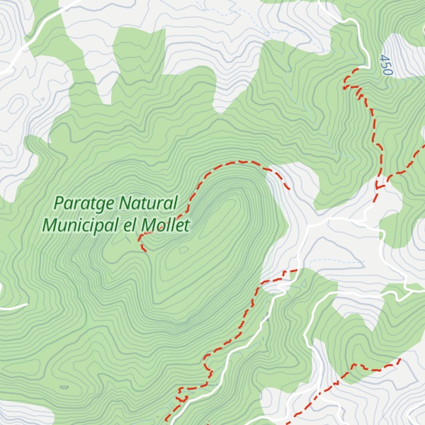 Map of Tossal de Mollet