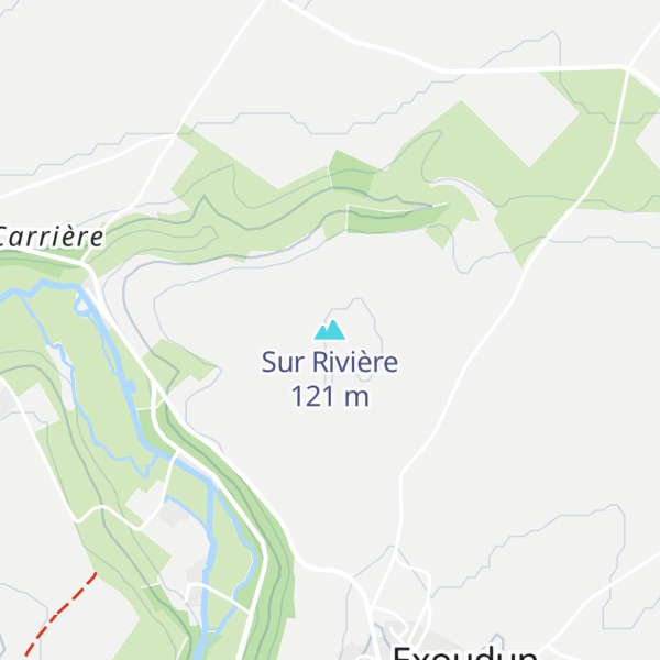 Map of Sur Rivière