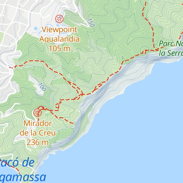 Map of Alt de la Montera