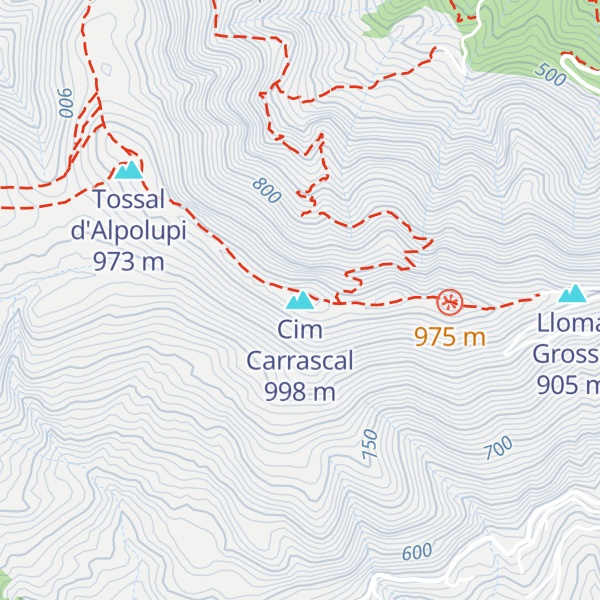 Map of Cim Carrascal