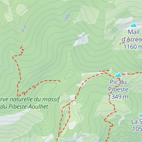 Map of Pic de Boun