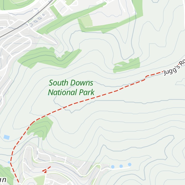 Map of Falmer Hill
