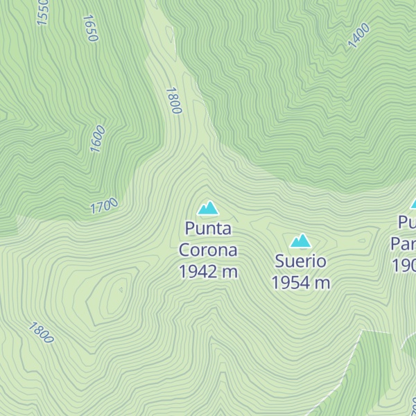 Map of Punta Corona