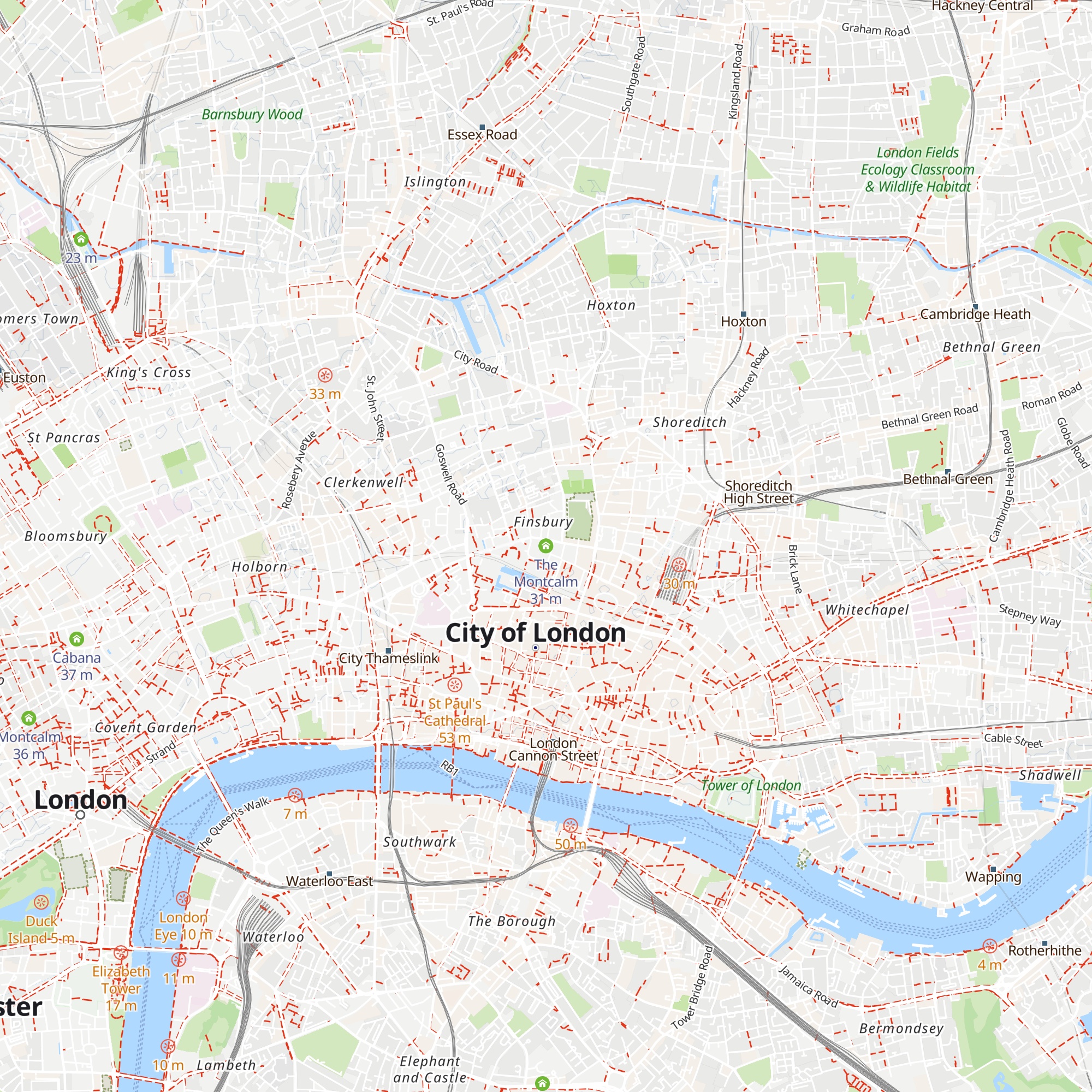 The Montcalm map