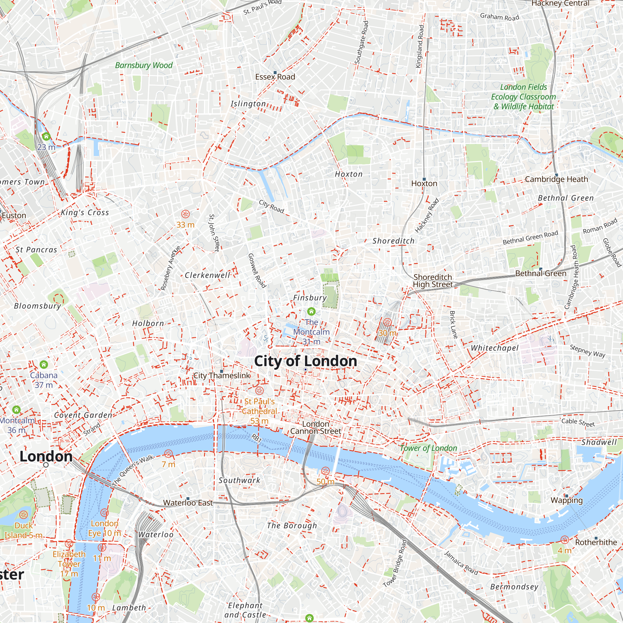 The Montcalm map