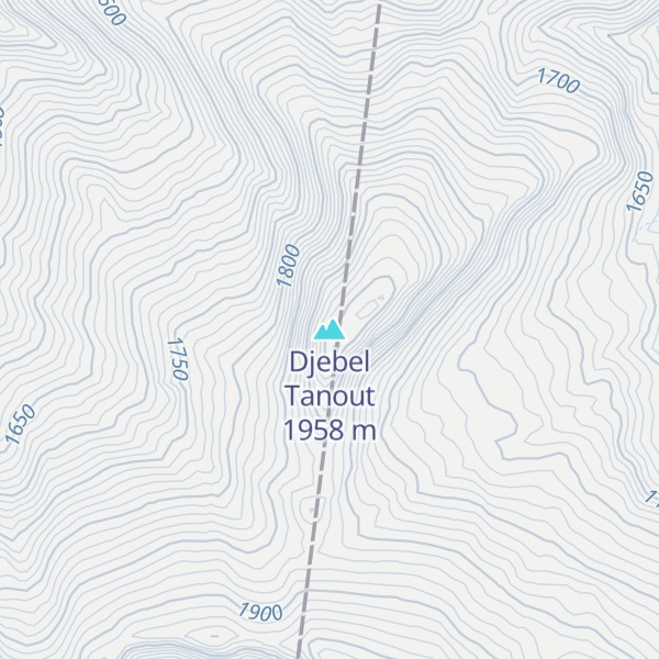 Map of Djebel Tanout