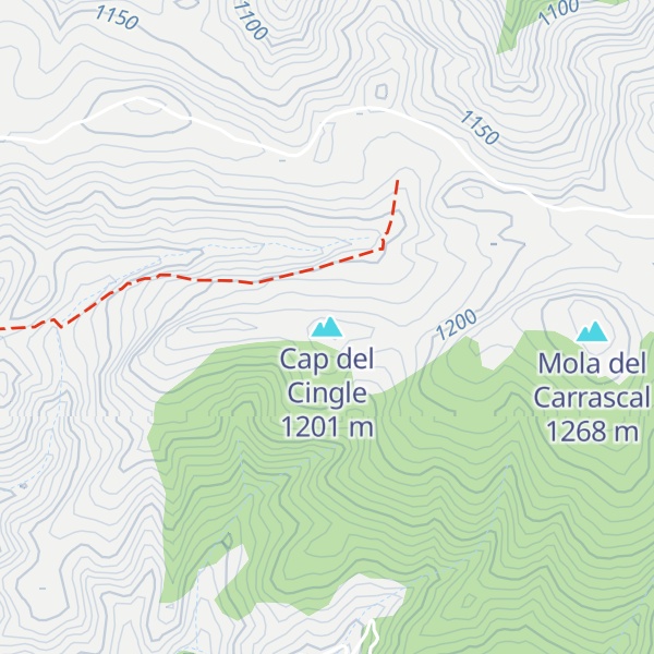 Map of Cap del Cingle