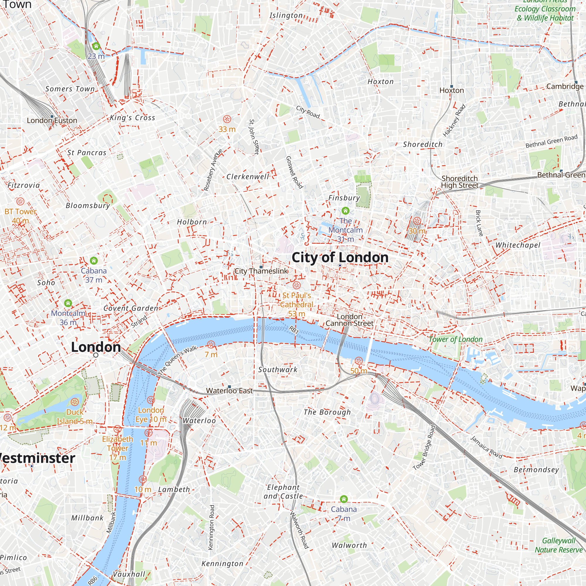 City Information Centre map