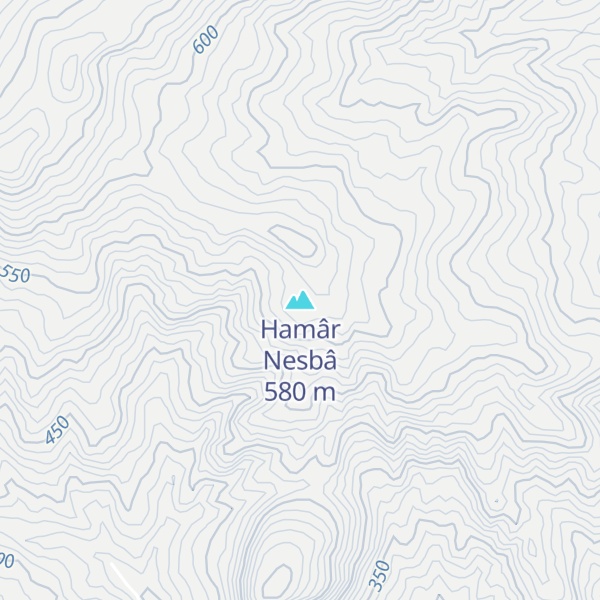 Map of Hamâr Nesbâ