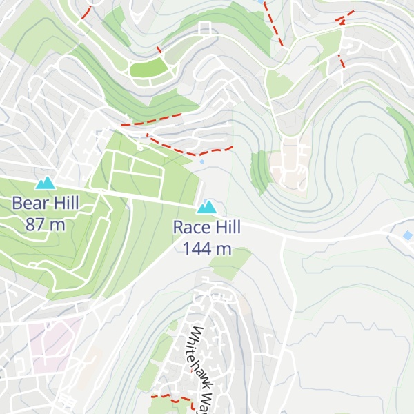 Map of Race Hill