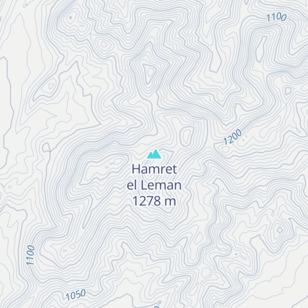 Map of Hamret el Leman