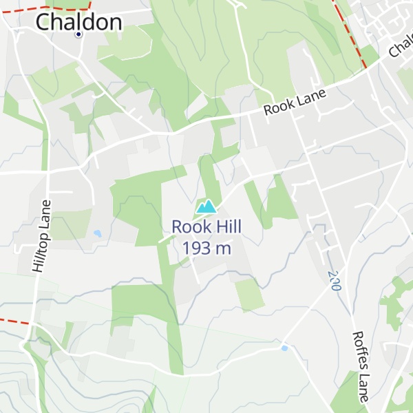 Map of Rook Hill