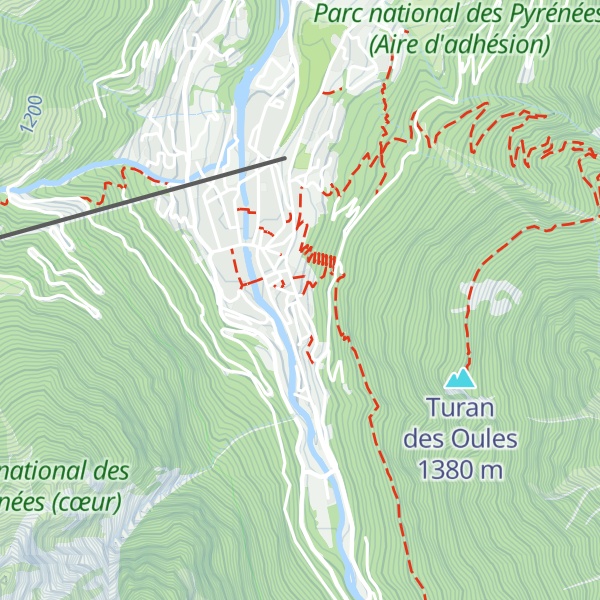 Map of Gîte Beau Soleil