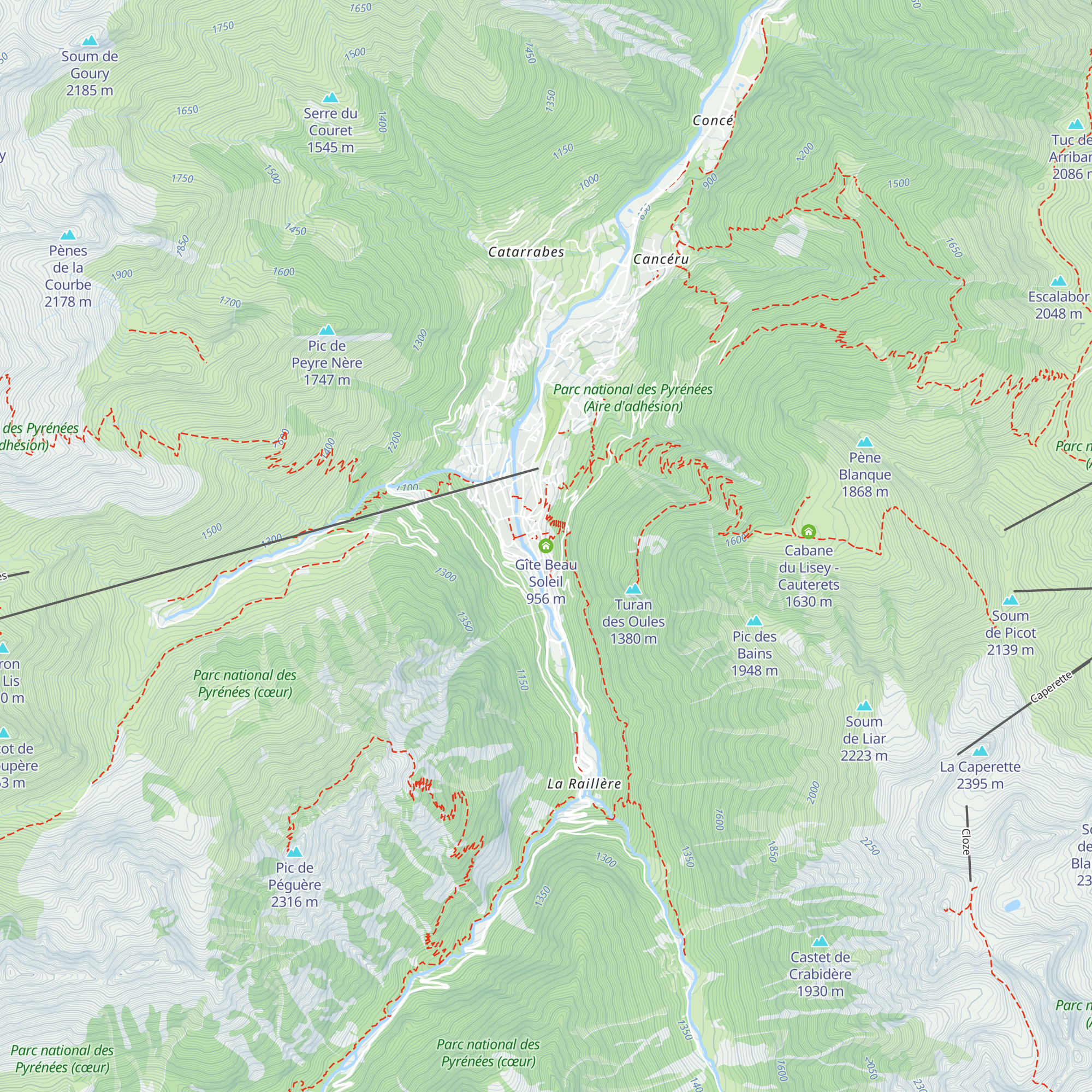 Gîte Beau Soleil map