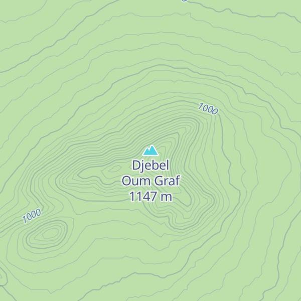 Map of Djebel Oum Graf