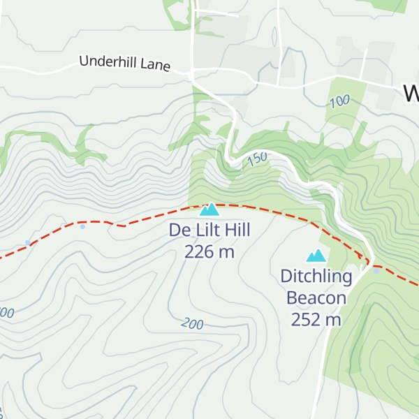 Map of De Lilt Hill