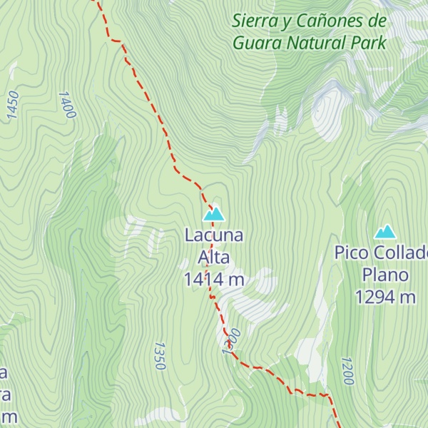 Map of Lacuna Alta