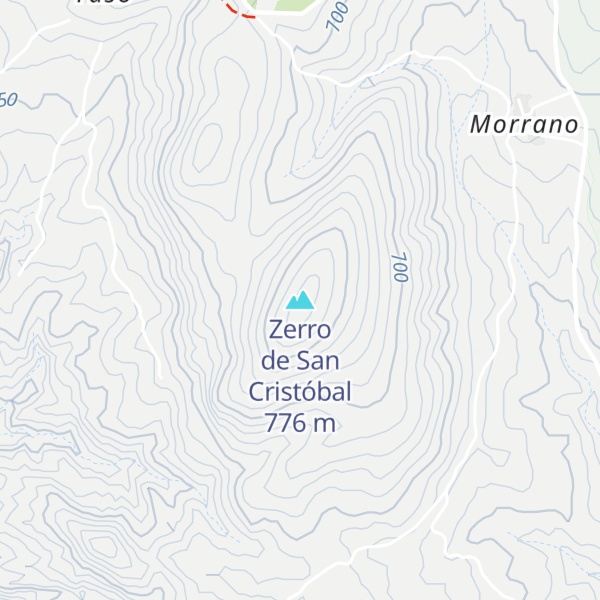 Map of Zerro de San Cristóbal