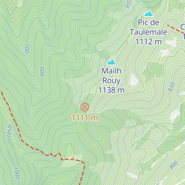 Map of Mailh Nègre