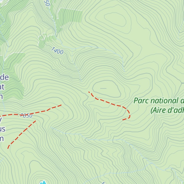 Map of Cabane du mont Turon