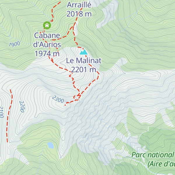 Map of Soum de Lat dessus
