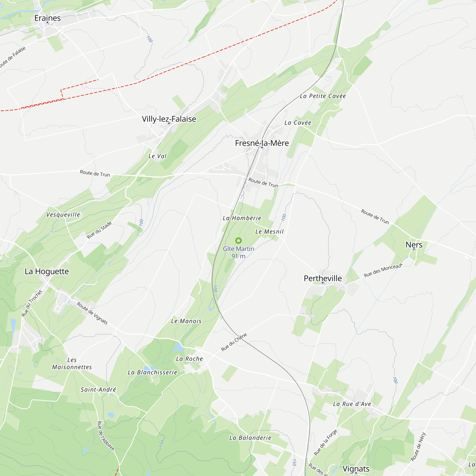 Gîte La Demeure map