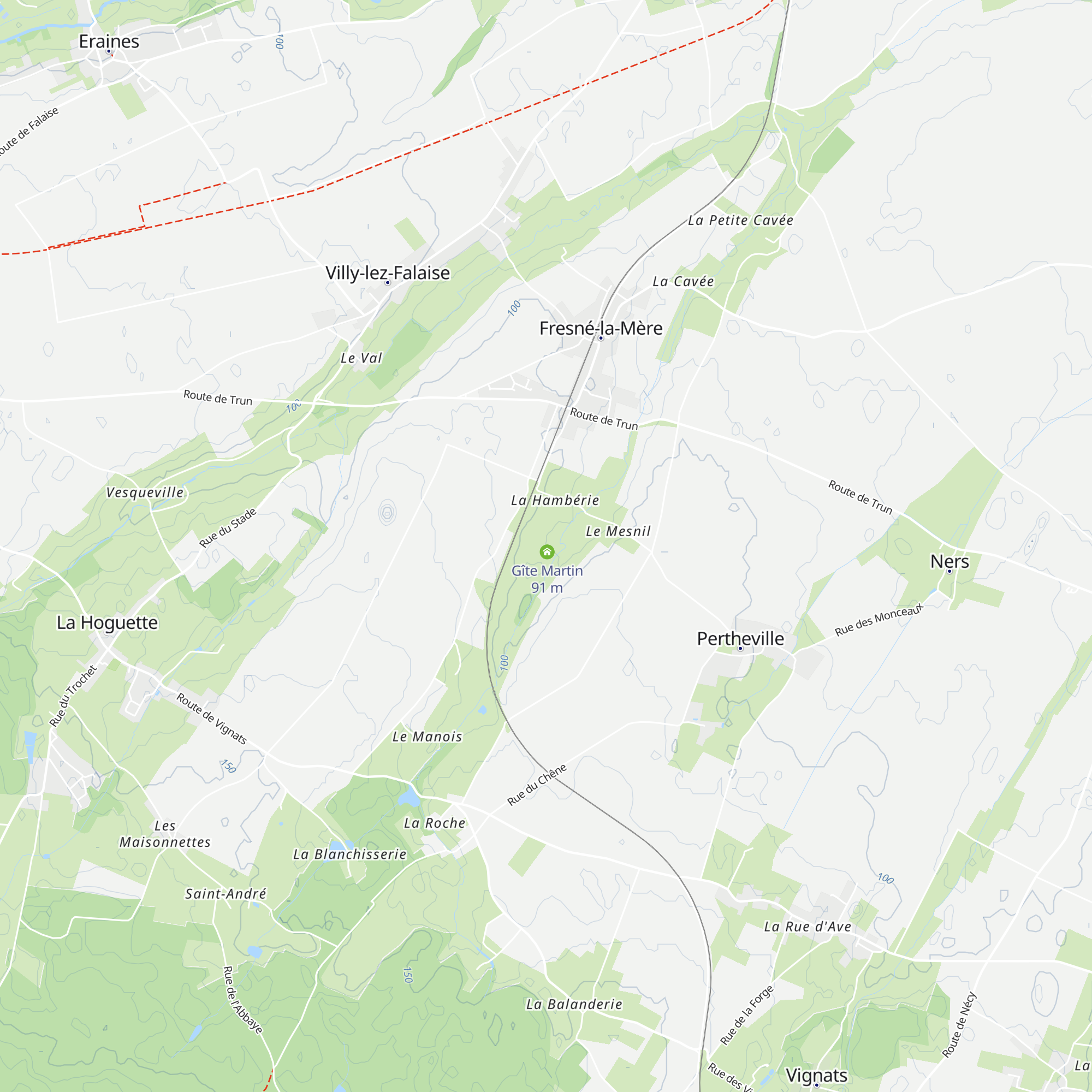 Gîte La Demeure map