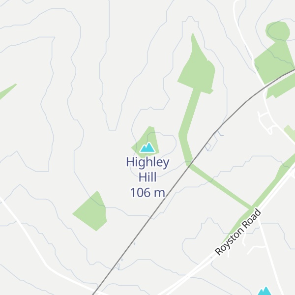 Map of Highley Hill