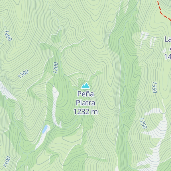 Map of Peña Piatra