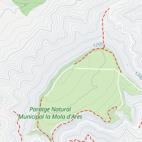 Map of Mola d'Ares
