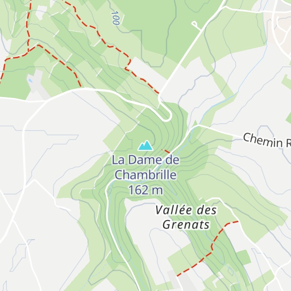 Map of La Dame de Chambrille