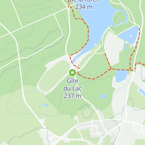 Map of Gîte du Lac