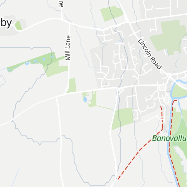 Map of Langton Hill