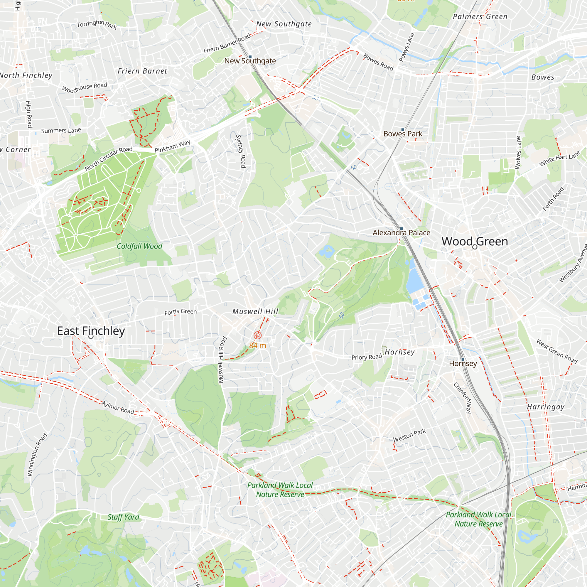 Park Information Centre map