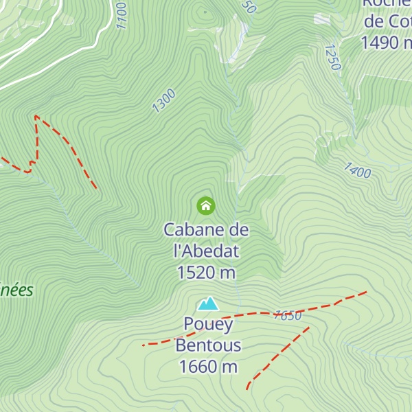 Map of Cabane de l'Abedat