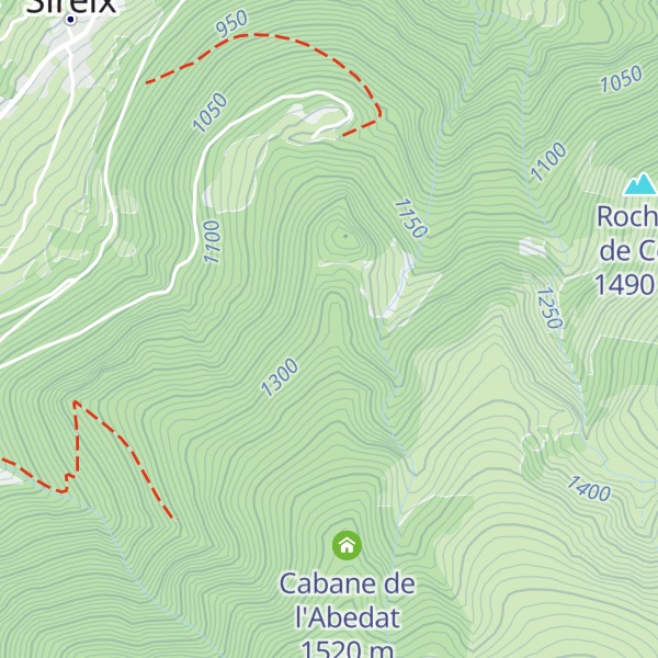 Map of Cabane de La Curadère