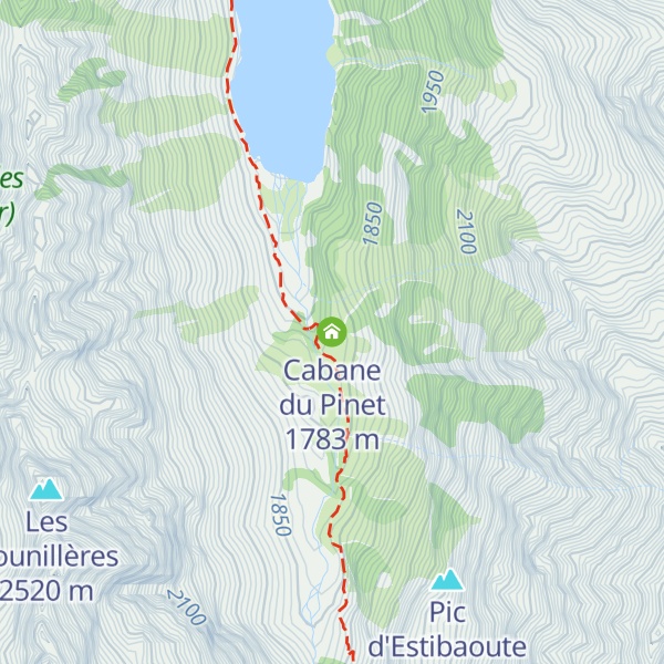 Map of Cabane du Pinet