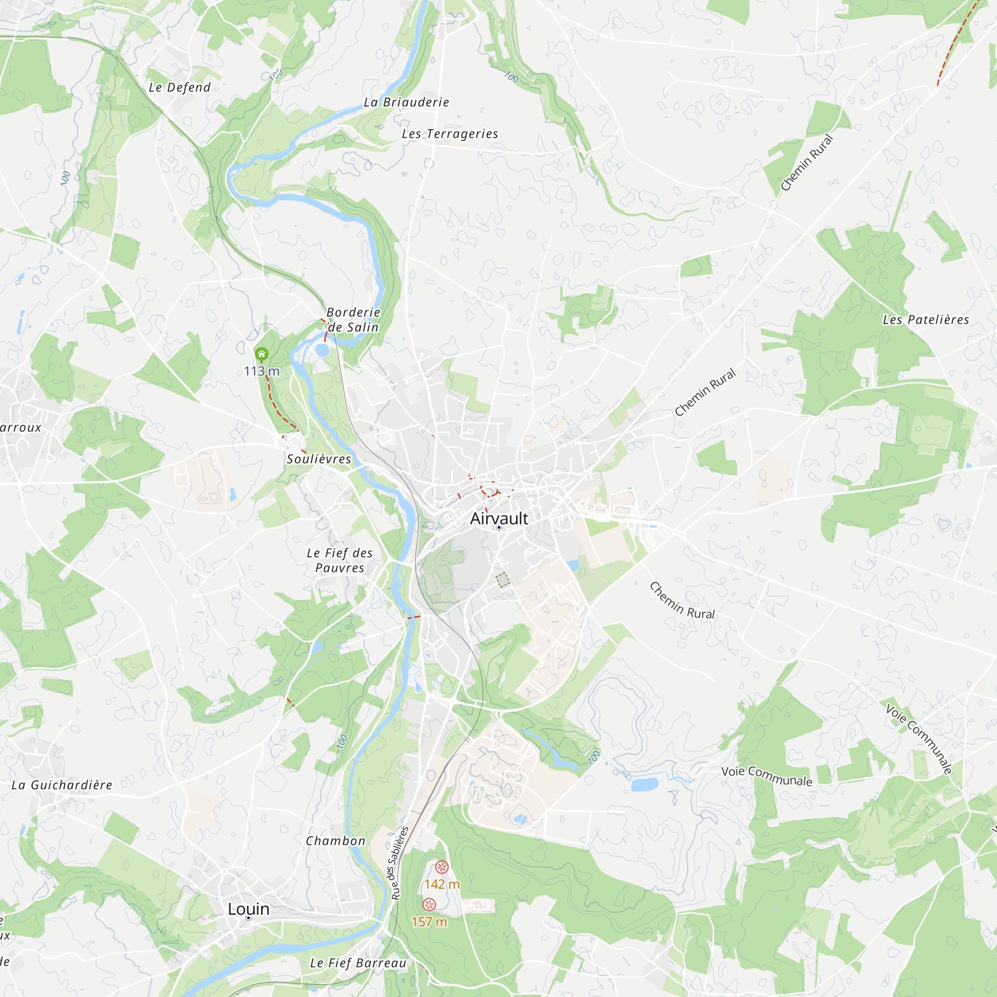 Tourisme Animation en Airvaudais map