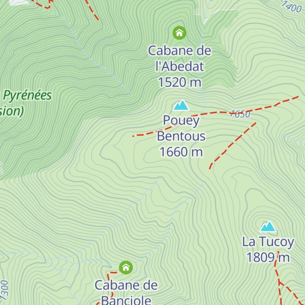 Map of Pouy Droumidé
