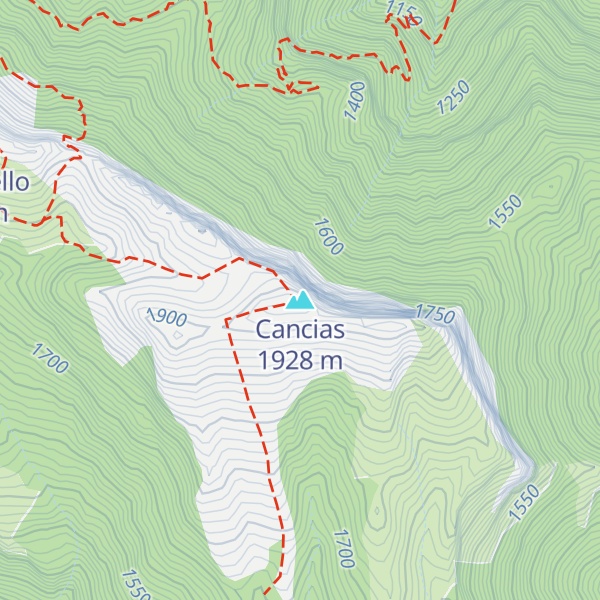 Map of Cancias