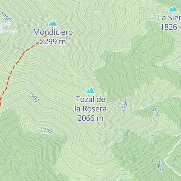 Map of Tozal de la Rosera