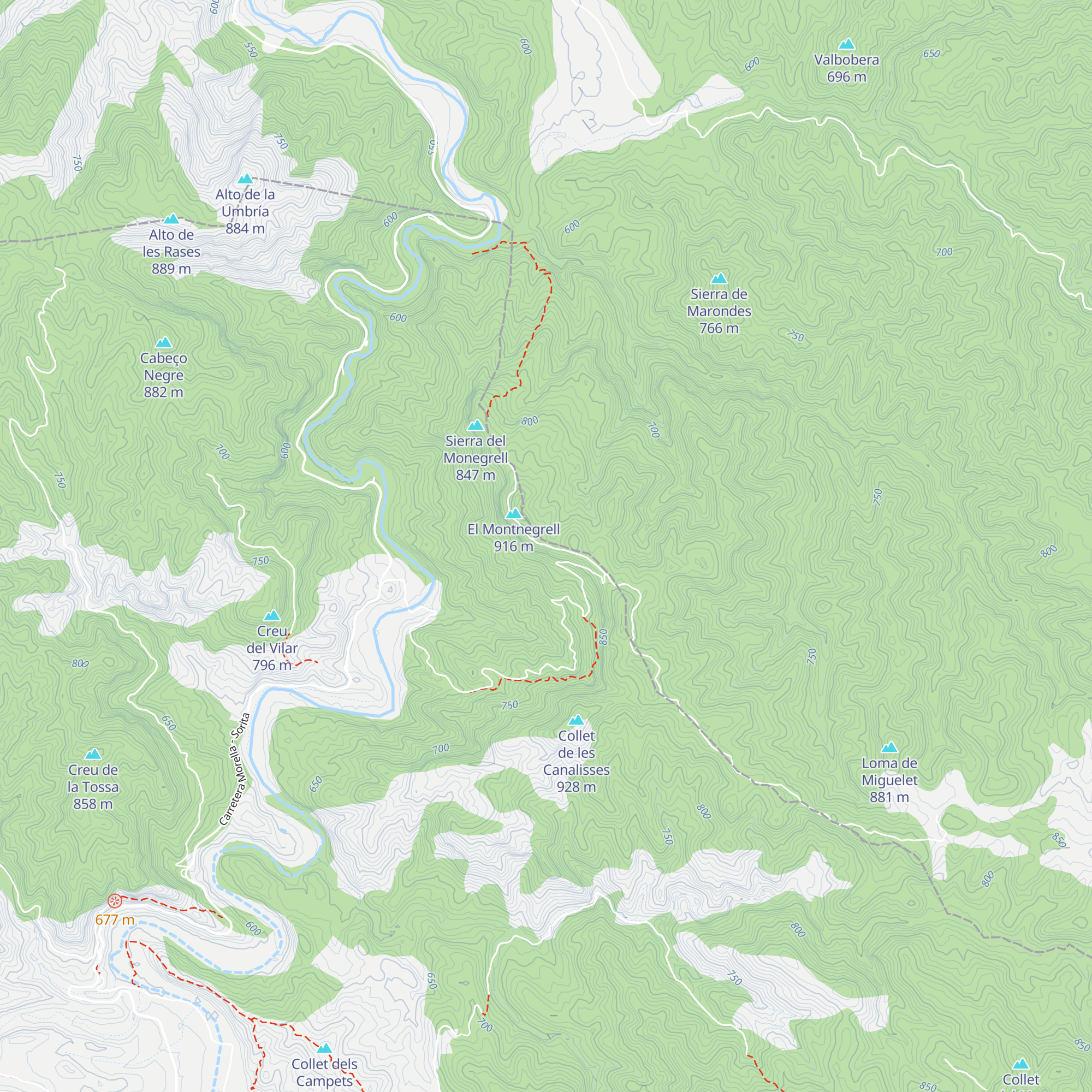 Refugi de Muntanya les Canalisses map