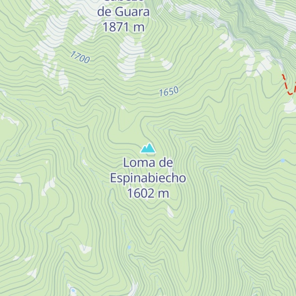 Map of Loma de Espinabiecho