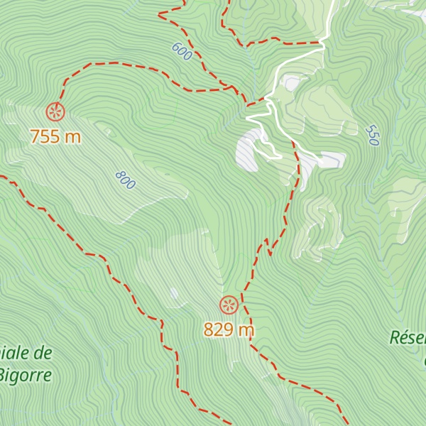 Map of Les Picoulets